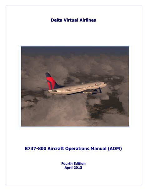 B737 800 Sop Manual Delta Air