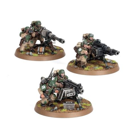 Warhammer 40k Astra Militarum Cadian Heavy Weapons Squad 2023