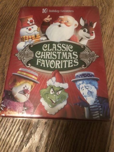 Classic Christmas Favorites Dvd 4 Disc Set Frosty Rudolph Dr Seuss