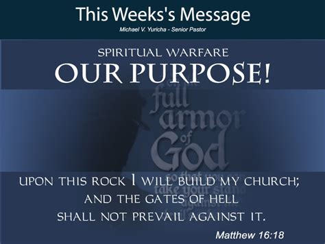 Spiritual Warfare Part 1 Judah Ministries