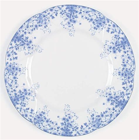 Dainty Blue Dinner Plate By Royal Albert In 2022 Blue Dinner Plates