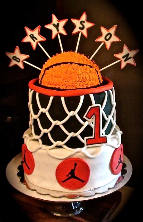 Basketball Themed First Birthday Party Basketball Is Smash Cake