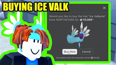 Buying An Ice Valkyrie Roblox Jailbreak Youtube