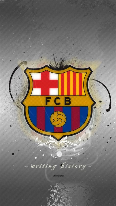 Barcelona Logo Iphone Hd Wallpaper Pixelstalknet