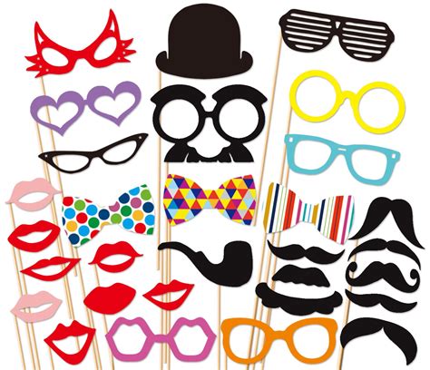 Photobooth Props Photo Booth Props 30 Piece Set Party Photo Props