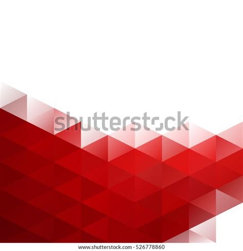Red Grid Mosaic Background Creative Design Stock Vector Royalty Free