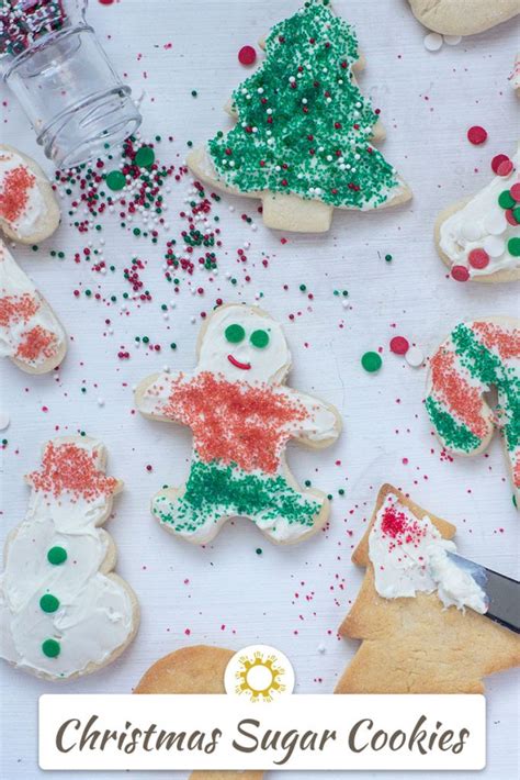 Christmas Sugar Cookies Recipe Son Shine Kitchen