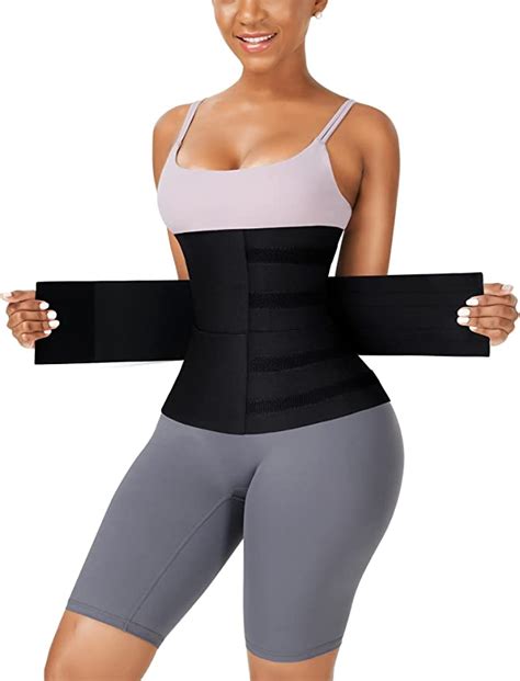 Feelingirl Waist Trainer For Women 3 Segmented Sauna Belt Tummy