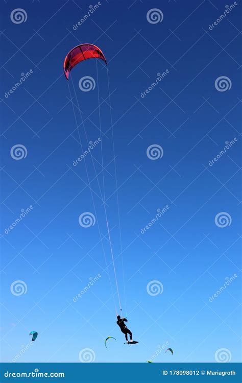 Kite Surfing In Hermanus In South Africa Editorial Photography Image