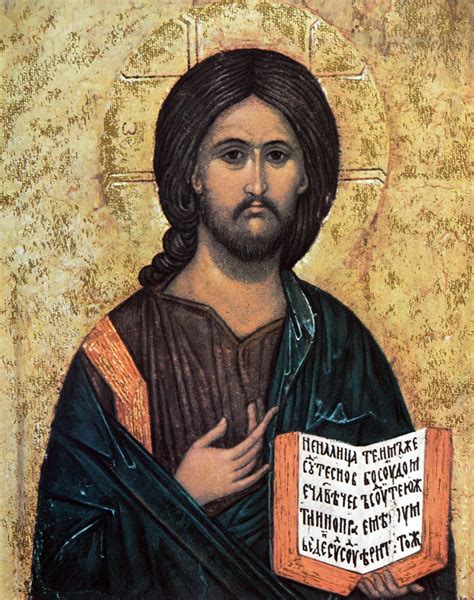 Icono De Cristo Maestro Siglo Xiii Catecismo Madre Admirable P