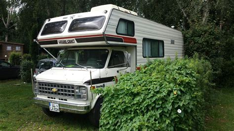 I Like The Older Class C Campers Vintage Rv Chevy Van Camping Camper