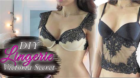 I have to admit to you that i have not sewn this sports bra pattern in any other size than medium and large. DIY Victoria Secret Lace Bustier Bra - EASY - YouTube