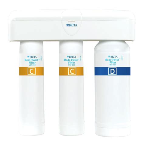 Under sink reverse osmosis water filtration system to keep your water tasting and smelling great to keep your water tasting and smelling great consider installing the ge reverse osmosis water filtration system. Brita Redi-Twist Purifier 3-Stage Drinking Water ...