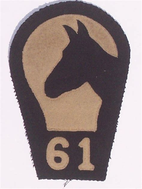 Original Wwi Era 61st Cavalry Regiment Patch 1900958354
