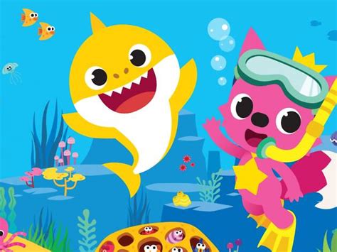 Images Of Cartoon Clipart Baby Shark Yellow