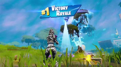 Epic Solo Victory Royale Fortnite Xbox One Console Youtube