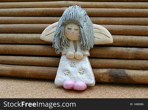 Silver Haired Shy Angel Free Stock Images And Photos 1492955