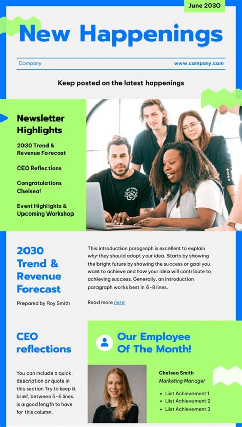 11 Best Company Newsletter Examples And Ideas Sender