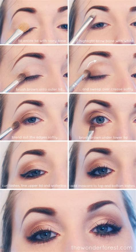 How To Make Everyday Neutral Smokey Eyes Makeup Step By Step DIY Tutorial Instructions How To