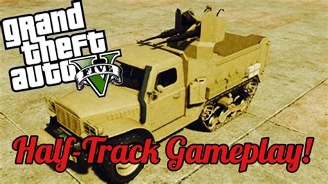 Gta 5 Half Track Full Mission And Gameplay Gta 5 Gunrunning Dlc Youtube