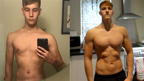 1 Year Natural Body Transformation Skinny To Muscle 15 16 Youtube