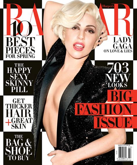 Lady Gaga Harpers Magazine Usa March 2014