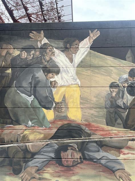Un Mural Gigante De Los Fusilamientos Del 3 De Mayo Rinde Homenaje Permanente A Goya Diario
