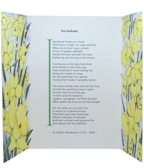 The Daffodils By William Wordsworth Oneplumpoem Daffodils