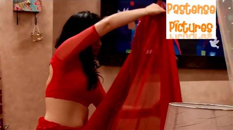 Meri Aashiqui Tum Se Hi Radhika Madan Hot Navel In Red Sari Youtube