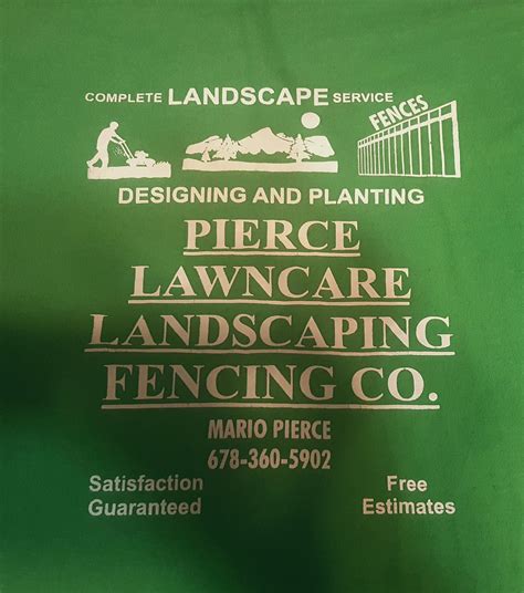 pierce lawn care landscaping and fencing co