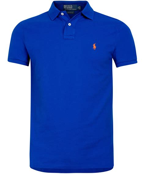 Polo Ralph Lauren Royal Blue Polo Shirt In Blue For Men Lyst