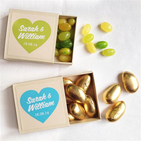 Personalised Chocolate Wedding Favours By Quirky Chocolate