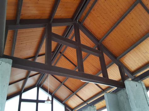 China Rectangular Tube Steel Structure Frame Roof Truss With Glass For