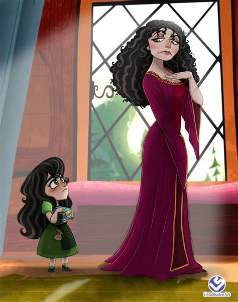 Lintushadow Art Baby Cassandra Mother Gothel Disney Villains