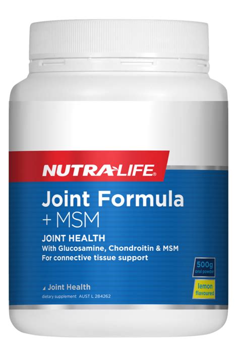 Joint Formula Msm Nutra Life New Zealand