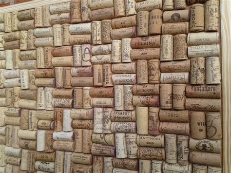 Cork Notice Pin Board Hand Crafted From Re Cycled Wine Corks