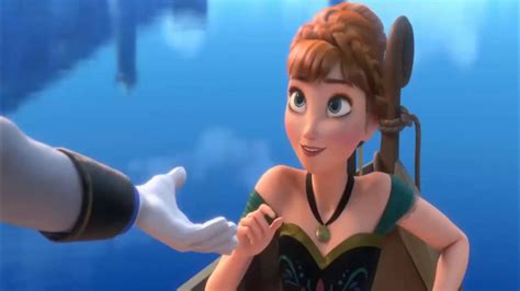 Disneys Frozen Anna Meets Prince Hans Youtube