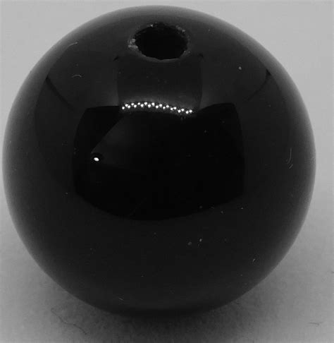 Black Onyx 6mm Round Bead 25 Pack Beads And More
