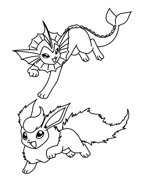 The best free Vaporeon coloring page images. Download from 156 free
