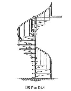We love the freedom and customisation designs offer. spiral-staircase-plan-monmouthshire - Longhope Welding Ltd