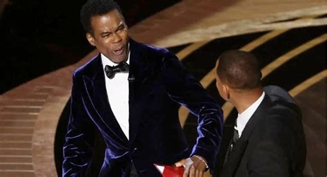 Watch Will Smith Slaps Chris Rock At Oscars Telangana Today