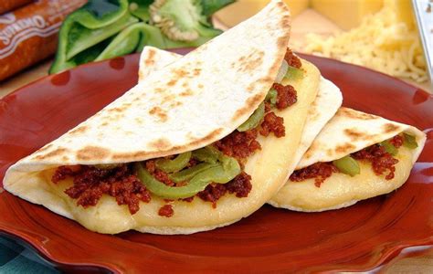 Chorizo Quesadillas With Poblano Peppers Recipe Quesadilla Food