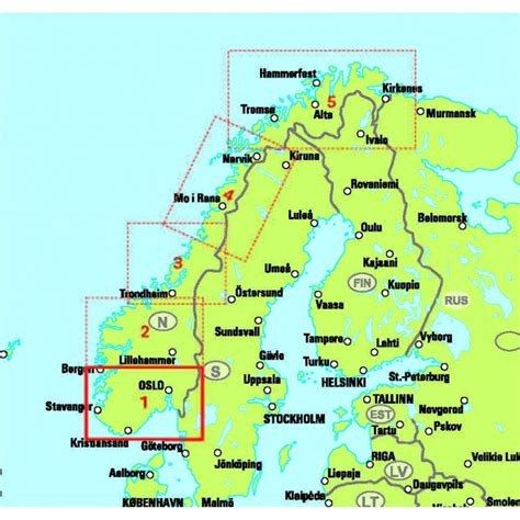 Bil Och Turistkarta över Syd Norge Del 1 Kartkungen Störst På Kartor