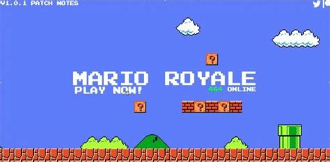 Now There Is Battle Royale On Super Mario Bros Inven Global