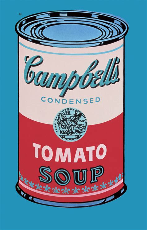 Campbell S Soup Can Pink Red Art Print By Andy Warhol King McGaw