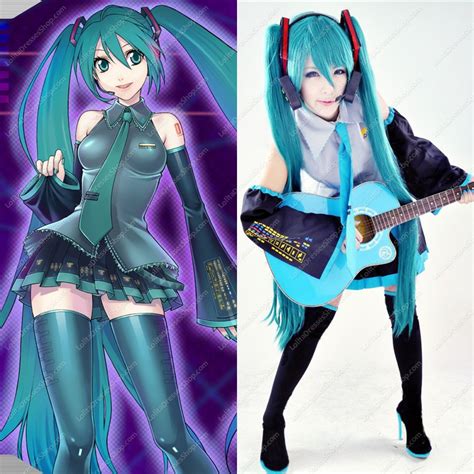 Free uk shipping on orders over £30. Cheap VOCALOID Hatsune Miku 7-piece Anime Cosplay Costumes ...
