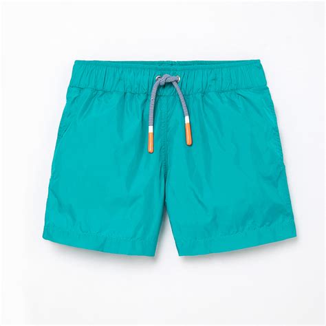 Lison Paris Boys Capri Swim Shorts In Tennis Green The Little