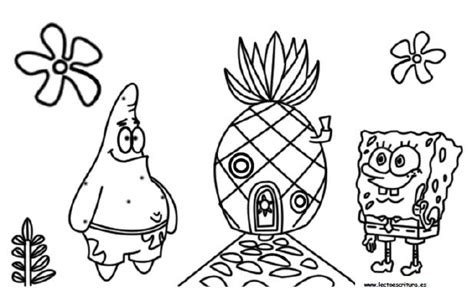 [√ Imprimir imagem!] Imprimir Bob Esponja Y Patricio Para Colorear