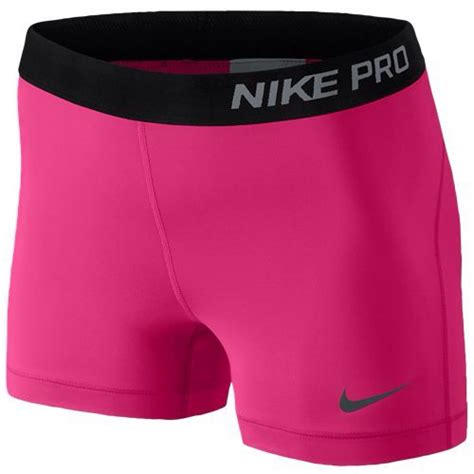 Hot Pink Black Nike Pro Combat Spandex Shorts Nike Compression Shorts