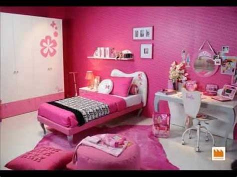 Barbie doll bedroom diy with doll bed, vanity with miniature makeup and hair tools. barbie furniture bedroom - YouTube